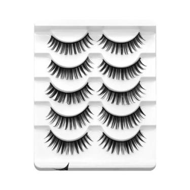 Imagem de Cílios Postiços De Visom Sintético Cat Eye Winged End Veltrinay Manga 