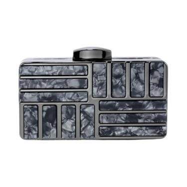 Imagem de Bolsas De Noite Femininas De Acrílico Com Glitter, Estilo Vazado De Lu