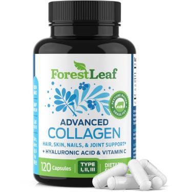 Imagem de Suplemento de Colágeno, Tipo 1, 2 e 3, Antienvelhecimento, 120 cápsulas-Unissex