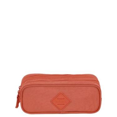 Imagem de Estojo 2 Compartimentos Crinkle Laranja - Apricot - Sestini, Laranja