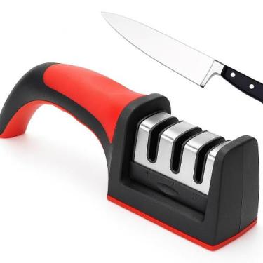 Imagem de Afiador Amolador De Facas 3 Opções De Afiar Profissional - Fratelli