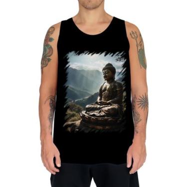 Imagem de Camiseta Regata Estátua de Buda Iluminado Religião 7 - Kasubeck Store®
