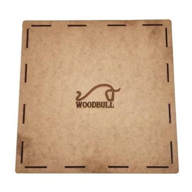 Imagem de Caixa Para Presente Personalizada MDF 3mm 40 x 40 x 7 cm - WOODBULL