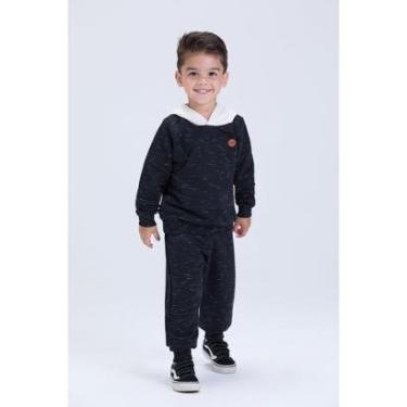 Imagem de Conjunto Infantil de Inverno Masculino Moletom Jet-Masculino