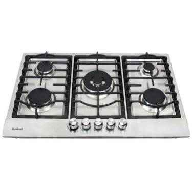 Imagem de Cooktop A Gás Cuisinart Casual Cooking 5 Bocas 90cm Inox 220V, 220V