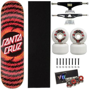 Imagem de Skate Santa Cruz Flame Montado 8.0 Stick Next 57mm Abec 15-Masculino