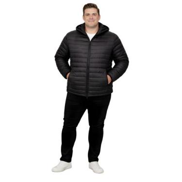 Imagem de Jaqueta Bobojaco Masculina Capuz Removível Plus Size Tamanho:G2Cor:Pre