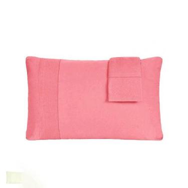 Imagem de Kit 2 Fronhas em Malha 100% Algodão - Bene Casa, ROSE