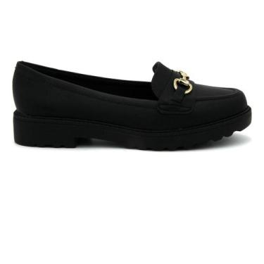 Imagem de Sapato Modare 7357.106 Mocassim Oxford Leve Salto Tratorado Feminino, 