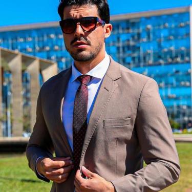 Imagem de Terno/Costume Microfibra - Marrom - rei do terno fp, 42, Marrom