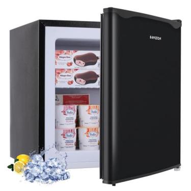 Imagem de Congelador vertical BANGSON 32L com prateleira removível preta, Preto,