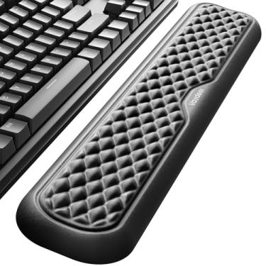 Imagem de Vaydeer Descanso de Pulso Ergonômico para Teclado, Almofada de Suporte Completo, Espuma de Memória, Liso, Computador, Laptop, Mac, Digitação, Acolchoado