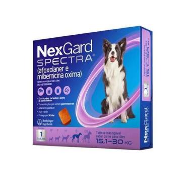 Imagem de Nexgard Spectra G Antipulgas Cães 15,1Kg a 30Kg 1 Comprimido - Boehrin