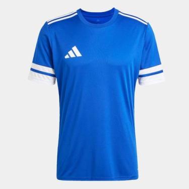 Imagem de Camiseta Adidas Squadra 25 Masculina, Azul, G