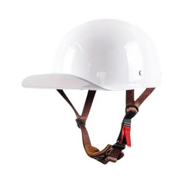 Imagem de Capacete Retro Vintage Aberto Para Adultos, Ideal Para Verão, Motocicl
