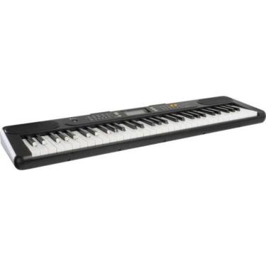 Imagem de Teclado Musical HE-300 61 Teclas 300 Timbres 300 Ritmos Display LCD Preto Harmonics