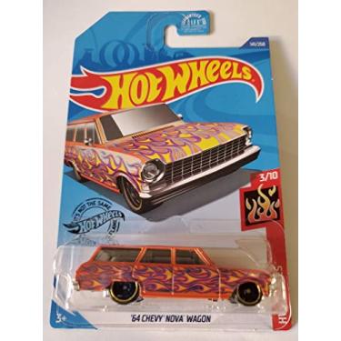 Imagem de Hot Wheels 2020 Hw Flames '64 Chevy Nova Wagon, Orange 141/250
