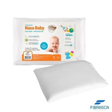 Imagem de Travesseiro Viscoelástico Nasa Baby  Antissufocante - Fibrasca