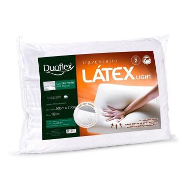 Imagem de Travesseiro t. Látex Light LP1101 c/ Capa Dry Fresh p/Fronha (50x70) - Duoflex