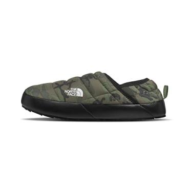 Imagem de THE NORTH FACE Tênis de inverno masculino Thermoball Traction Mule V | Isolamento e repelente de água, sola de borracha, Thyme Brushwood Camo Print/Tomilho, 44