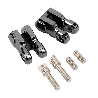 Imagem de Gancho de reboque de guincho de metal RC, gancho de reboque de guincho RC de liga de alumínio alta resistência alta simulação para carro RC 1/10 (preto)