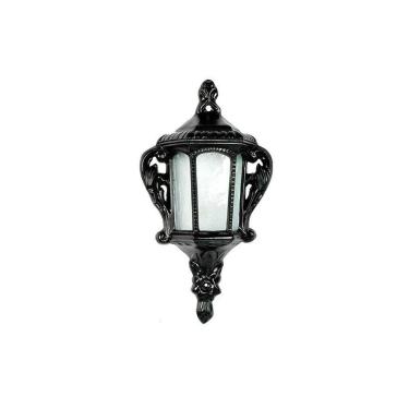 Imagem de Luminária Colonial Meia Cara Veneza em Alumínio e Vidro