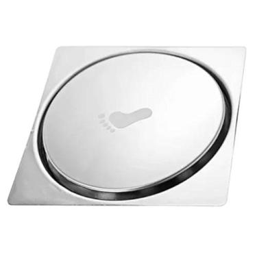 Imagem de Ralo de Banheiro Click Quadrado 100mm