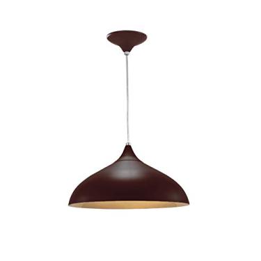 Imagem de Pendente Vick Cúpula, Attena, 3119 MAR/GLD, Marrom/Gold