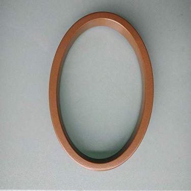 Imagem de Número de casa flutuante dourado 3D de 12,7 cm 0-9 letra AB, placas de porta com alfabeto digital para domicílio ao ar livre, montagem com parafuso, à prova d'água, antiferrugem