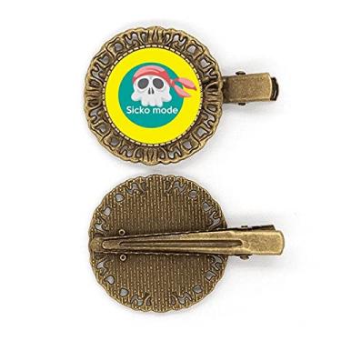 Imagem de Clipe de cabelo com letra emocional clássica inglesa Spirit Hairpin Headdress Broche