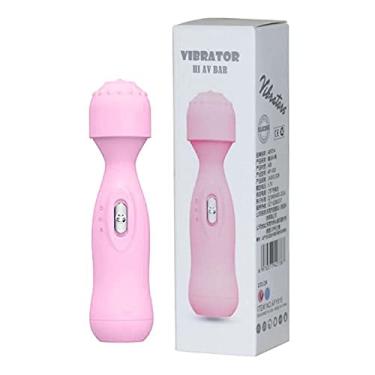 Imagem de Varinha Mágica Com 2 Modos De Vibração E Cabeça Flexível Material Macio 14,8 X 3,5 Cm Rosa REF:MVM1012