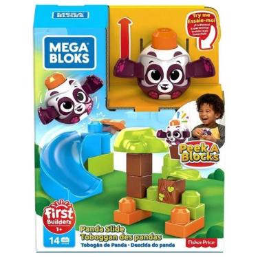 Imagem de Blocos de Montar Mega Bloks - Panda Escorregador - Fisher Price -Mattel