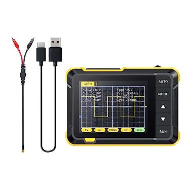 Imagem de predolo Mini osciloscópio digital multímetro 200 khz testador de componentes eletrônicos osciloscópio digital portátil para ensino de detecção eletrônica faça, padrão