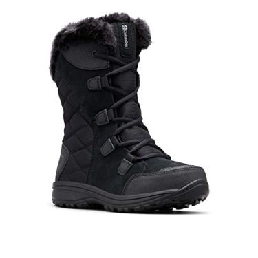 Imagem de Columbia Bota de neve feminina Ice Maiden II, Preto, cinza Columbia, 5.5