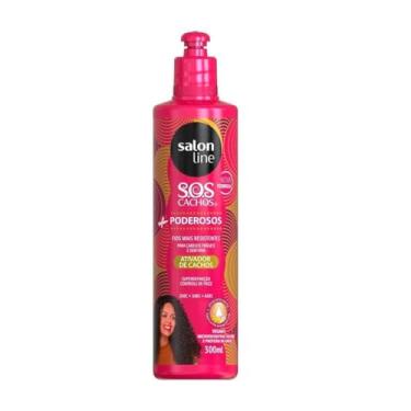 Imagem de Salon Line, Ativador de Cachos, SOS Cachos, + Poderosos, Vegano - Cabelos Ondulados, Cacheados e Crespos, 300 ml