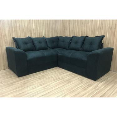 Imagem de Sofá Canto Preto 601 Belo