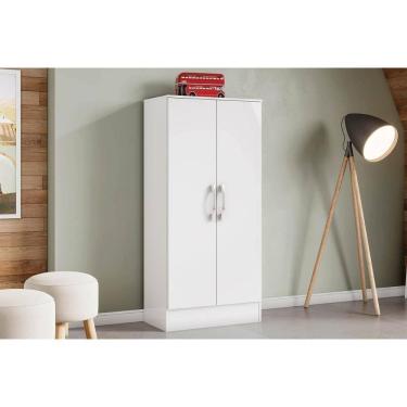 Imagem de Armário Multiuso Lavanderia Zafira C/ 2 Portas Branco - Henn