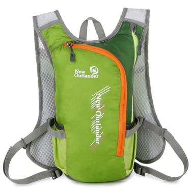 Imagem de Daconovo Mochila de hidratação respirável Mochila de bexiga de água reflexiva de nylon para caminhadas, corrida, ciclismo