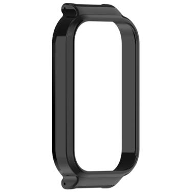 Imagem de MOTONG Capa protetora compatível com Xiaomi MI Band 8 Active TPU - Capa protetora de relógio de TPU compatível com Redmi Band 2 (preto)