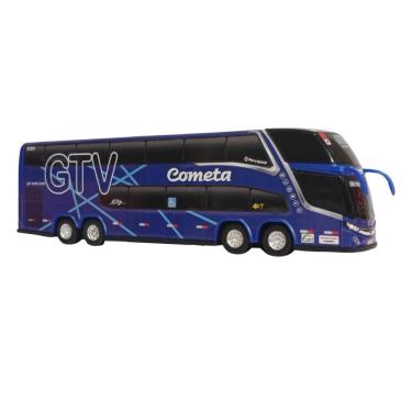 Imagem de Brinquedo ônibus cometa gtv 2 andares 30cm