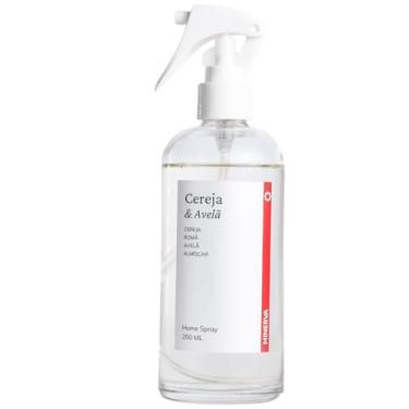 Imagem de MINERVA - Home Spray Aromatizador de Ambiente Água para Lençois Alta Fixação Não Mancha Frasco de Vidro - 250ml (Cereja e Avelã)