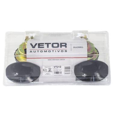 Imagem de Buzina Caracol 1 Terminal Dupla 12v Vetor VT212