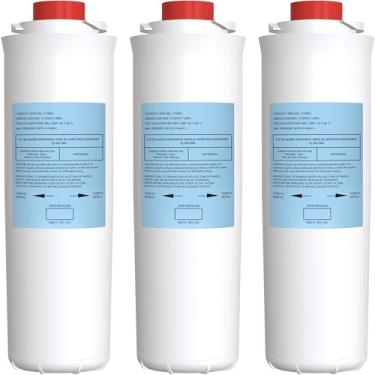 Imagem de QYJGIEE Filtro de Água Potável Compatível com EWF3000 - 30 cm de Altura, 8 cm de Comprimento e Largura - Sem Chip RFID - 3 Unidades