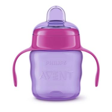 Imagem de Copo Easy Sip 200ml com Alça Rosa - Philips Avent