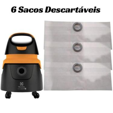 Imagem de Sacos Aspirador De Pó Electrolux tipo Acqua Power C/6UN - ORIPLAST