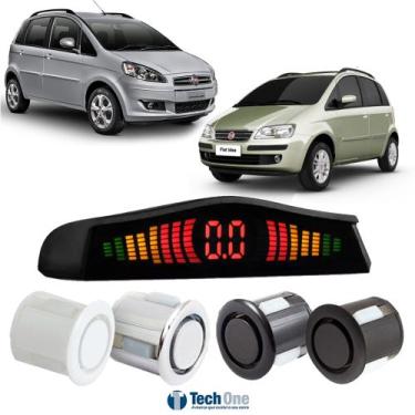 Imagem de Sensor De Estacionamento Ré Display Led Fiat Idea - Tech One, Grafite