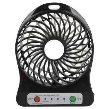 Imagem de Mini Ventilador Portátil Preto - Portable Fan