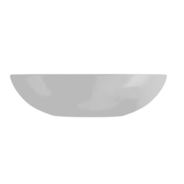 Imagem de Vaso Bacia 58,7cm Fibra De Vidro Cachepot Vaso Vietnamita (Cinza Claro)