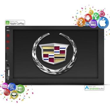 Imagem de Central Multimidia 2 Din Mp5 Carplay Android Auto Wifi Cadillac - Firs