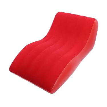 Imagem de Sofá de Ar Com Espreguiçadeira Inflável, Formato S Ergonômico de 61 X 38 X 25 Polegadas, Superfície Superior Confortável, Sofá-cama Inflável, Capacidade de Carga de 220 Lb,